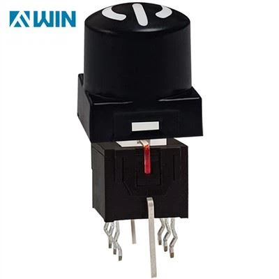 Interruptor táctil LED verde con autobloqueo