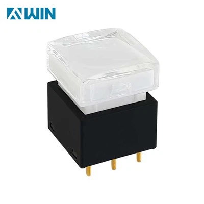 15*15 PCB Botón pulsador iluminado con LED