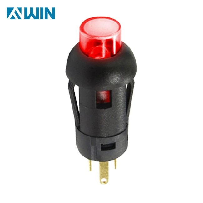 Illuminated SPST Push Button Switch