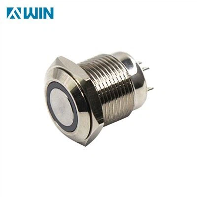Pulsador LED de anillo de 16 MM