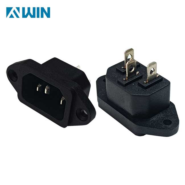 Montaje en chasis con conector de alimentación de CA