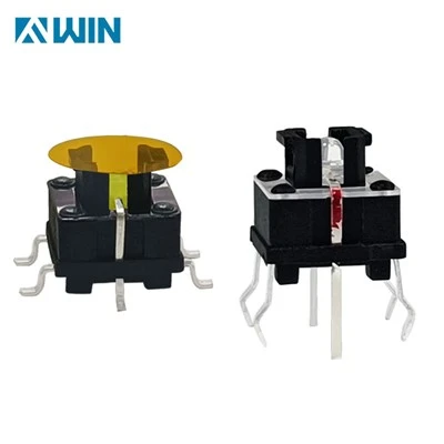 Interruptores táctiles micro LED