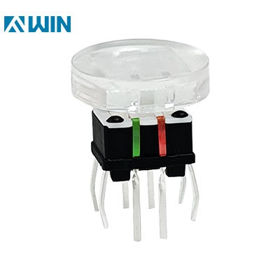 Interruptor táctil tricolor iluminado