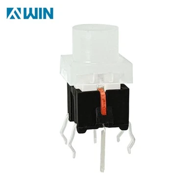 Botón de interruptor de tacto iluminado